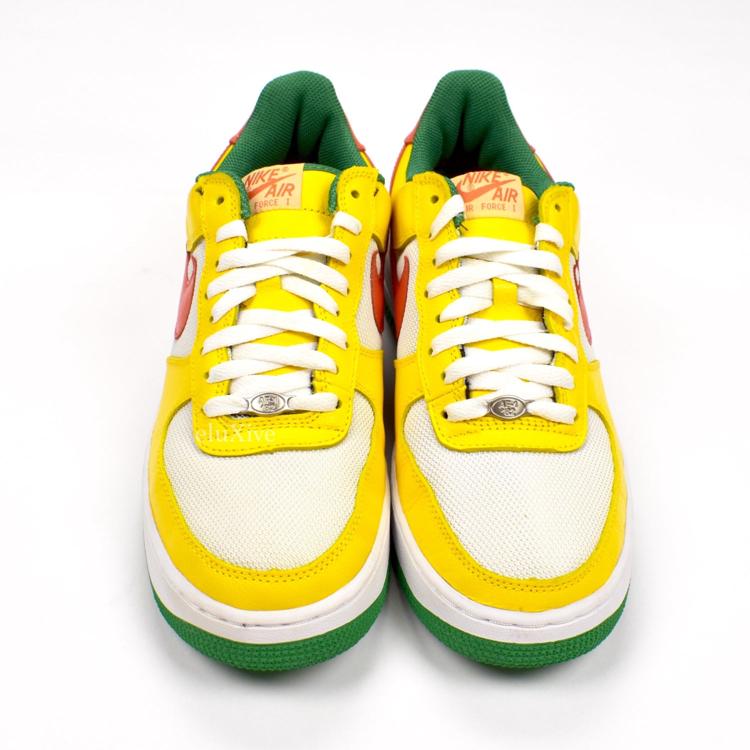 nike air force one yellow zest orange flash true white