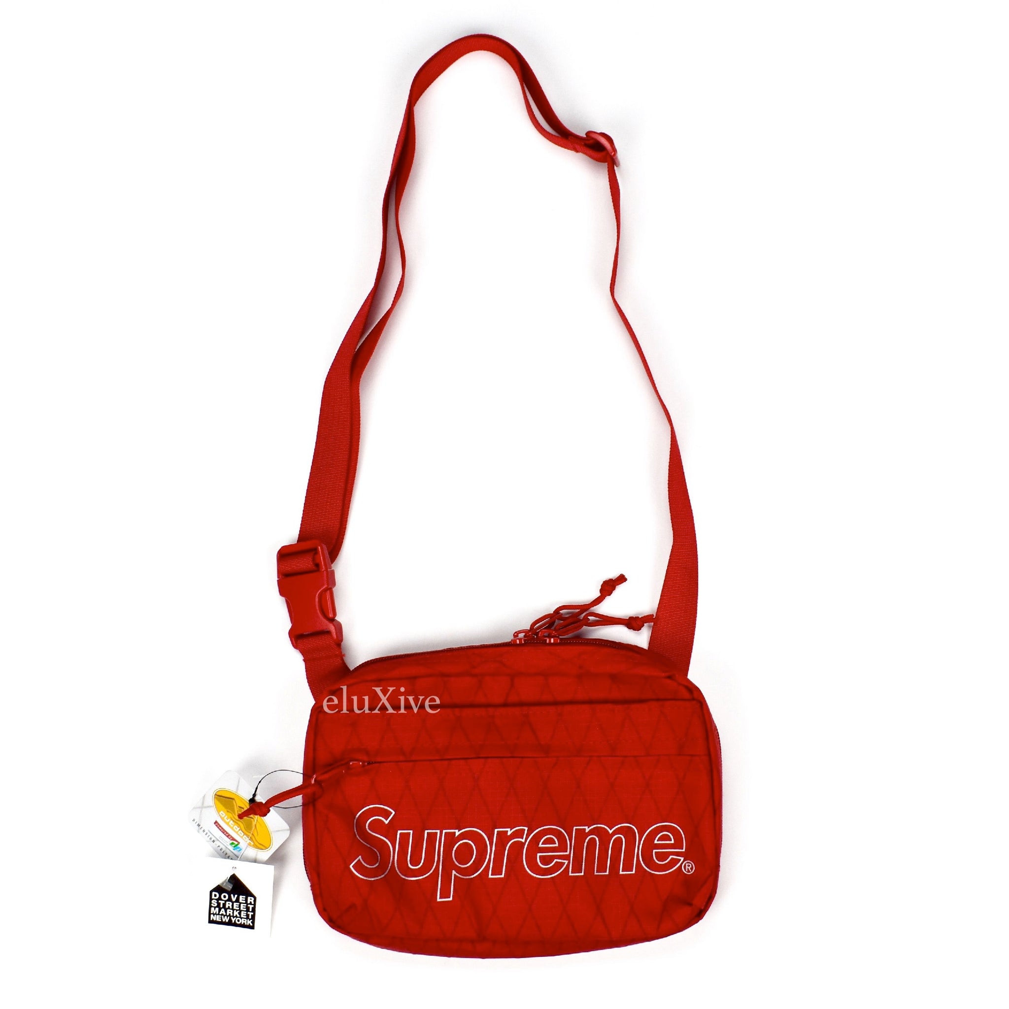 supreme box logo shoulder bag