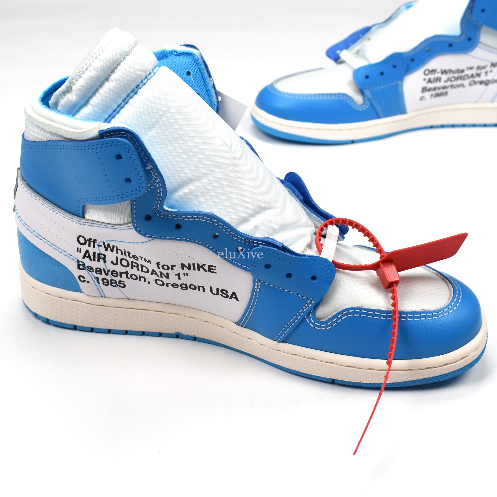 Nike x Off-White - Air Jordan 1 Retro High NRG 'UNC' Sneakers – eluXive