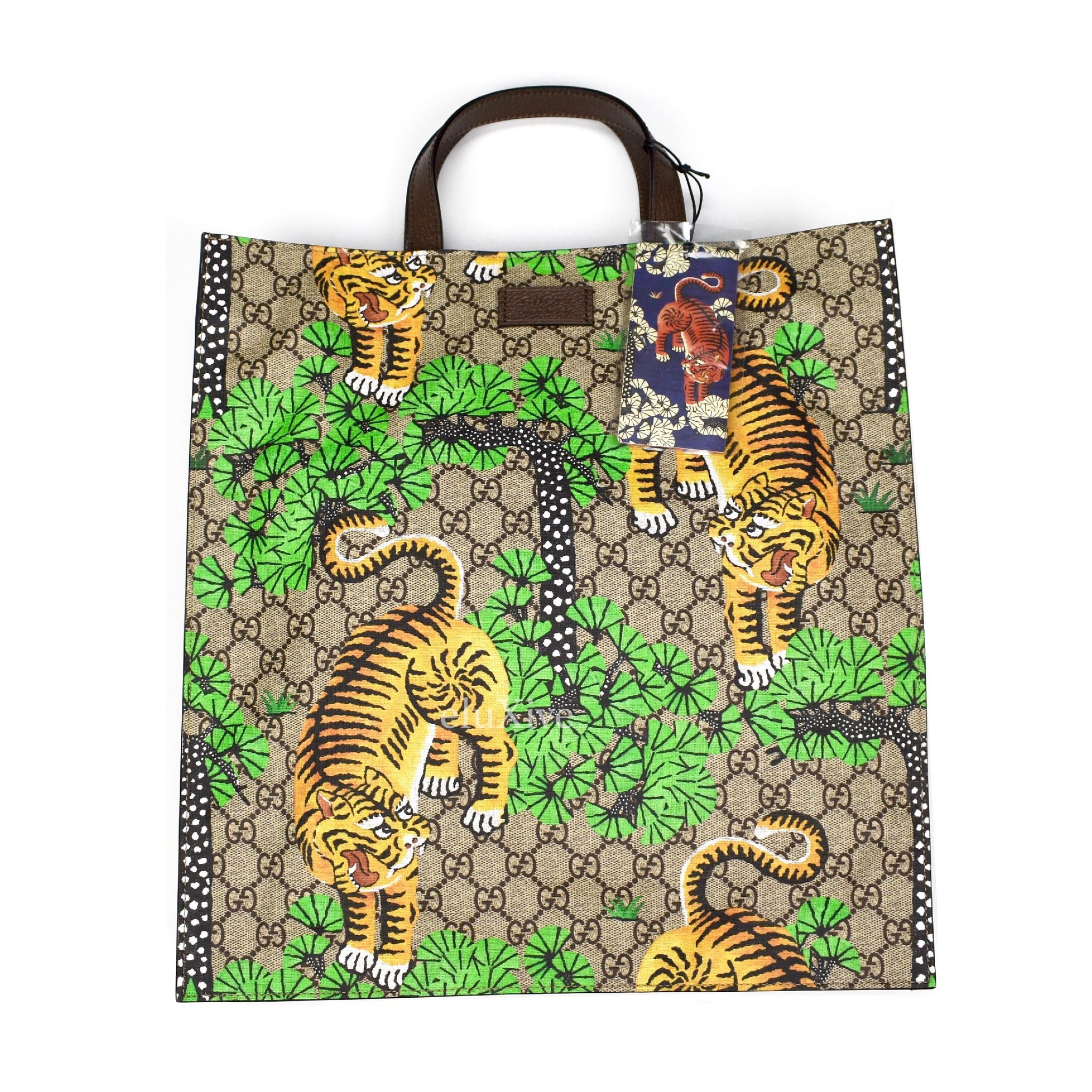 gucci tiger tote