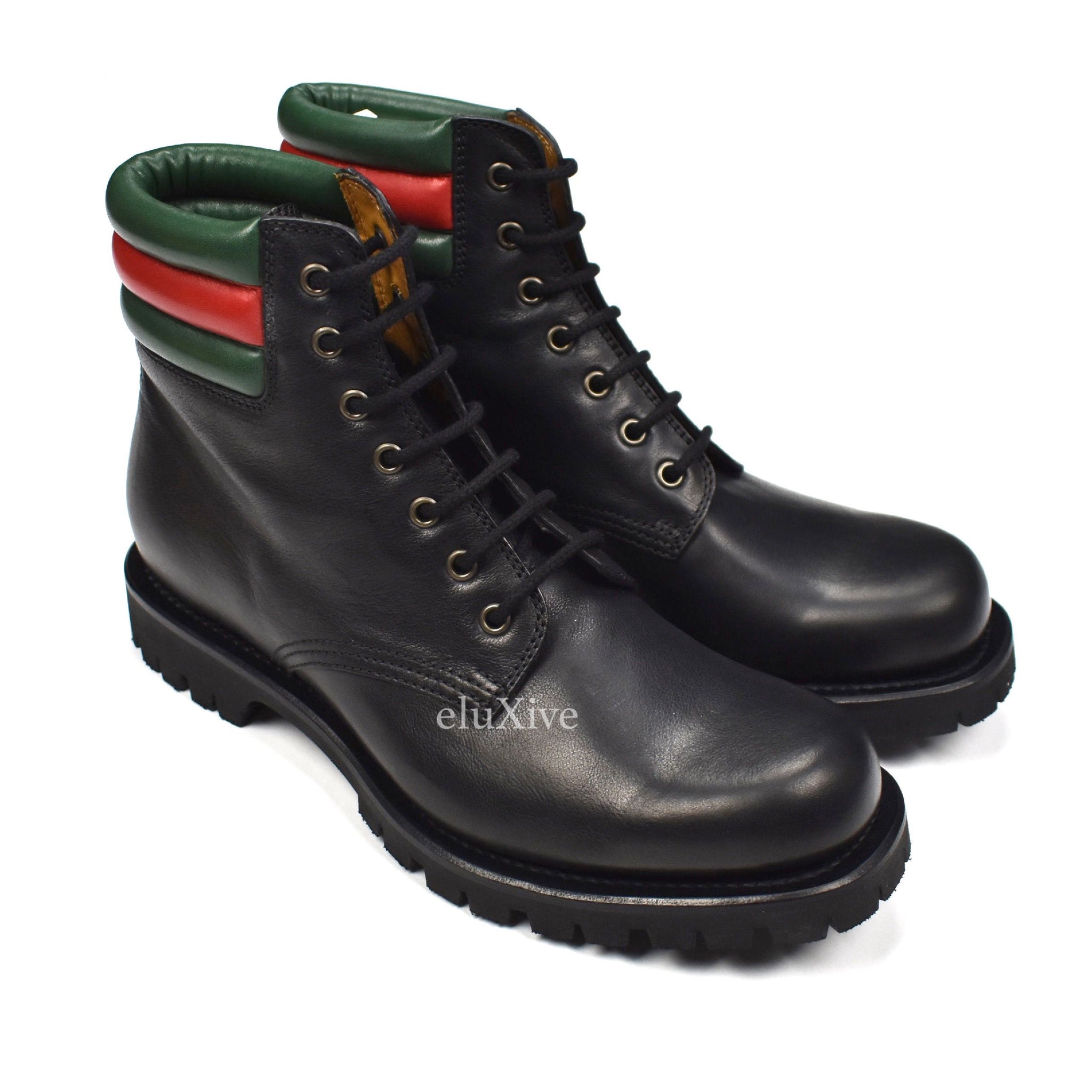 mens black gucci boots