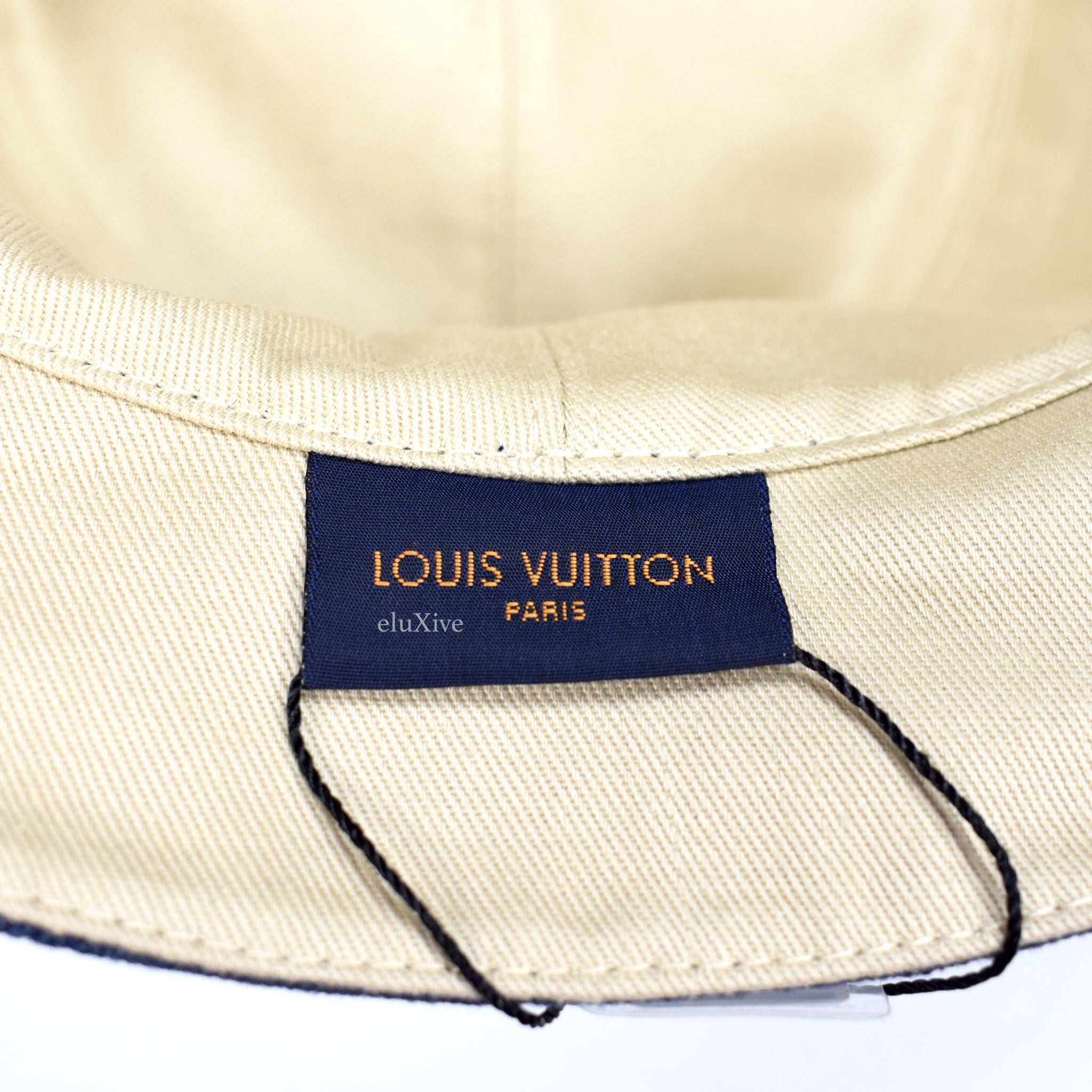 Louis Vuitton - Monogram Denim Woven Bucket Hat – eluXive