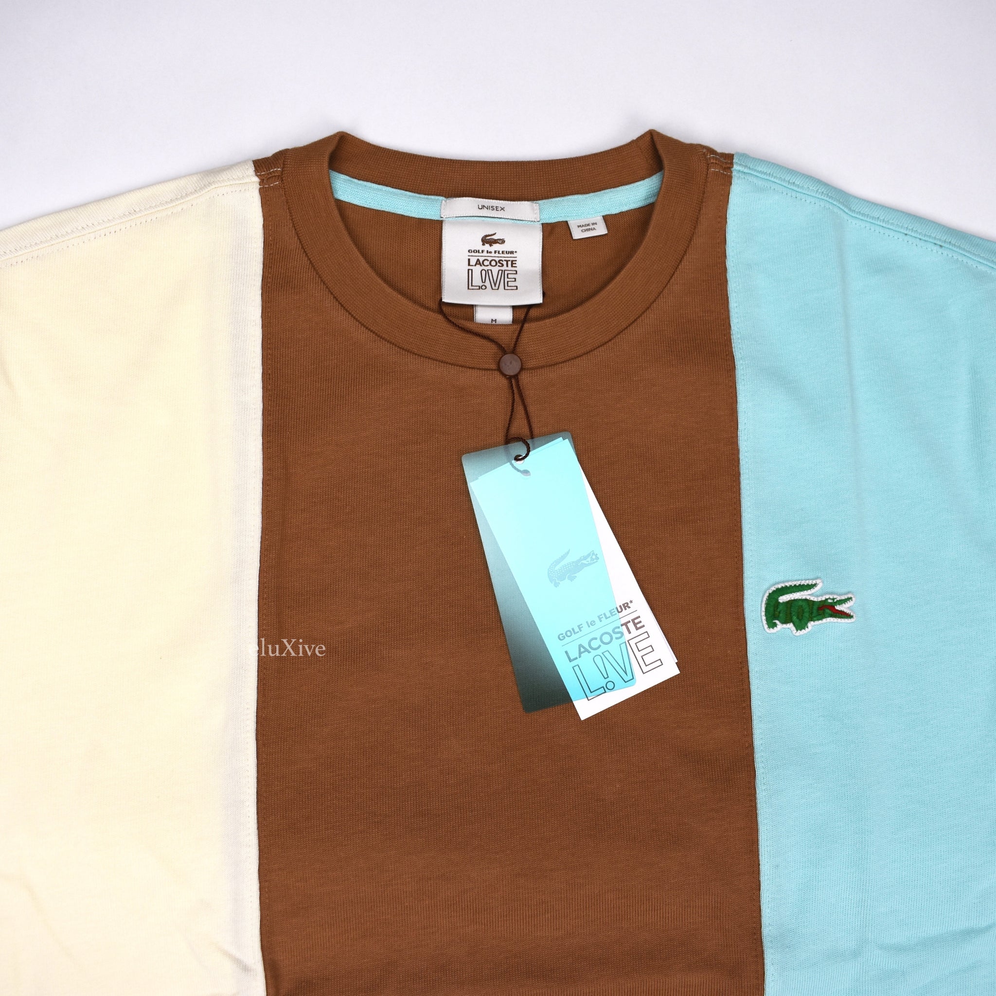 lacoste blue alligator