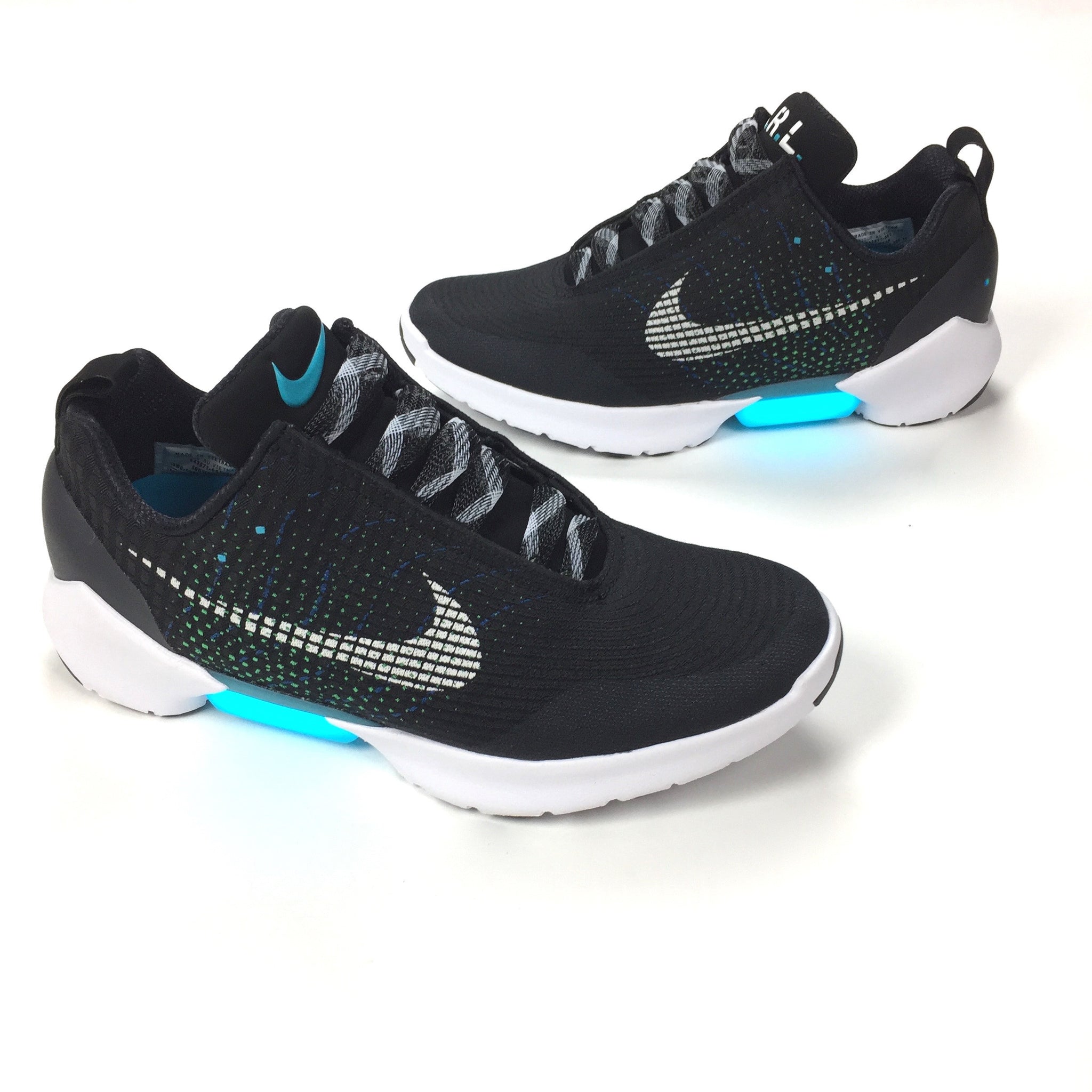 nike hyperadapt 1.0 black white