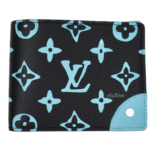 Louis Vuitton x Nigo - Brown Stripe Monogram Multiple Wallet – eluXive