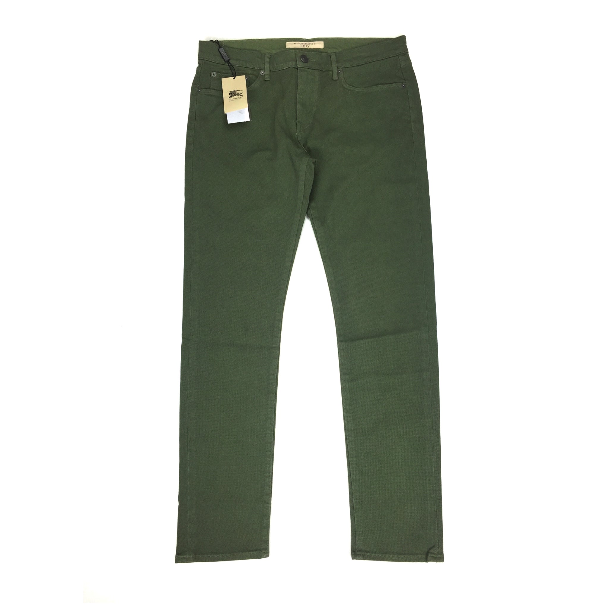 burberry pants mens green