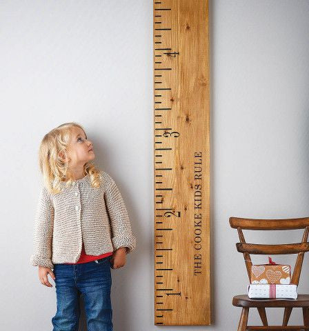 height ruler to measure your child as they grow