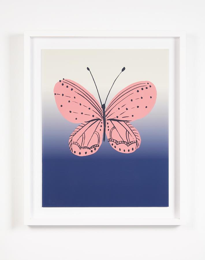Artshoppe Butterfly Ombre by Tea Collection - Art by Wallshoppe ...