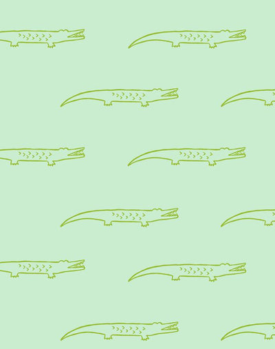 Schumacher Crocodile Jet Wallpaper 40% Off | Samples