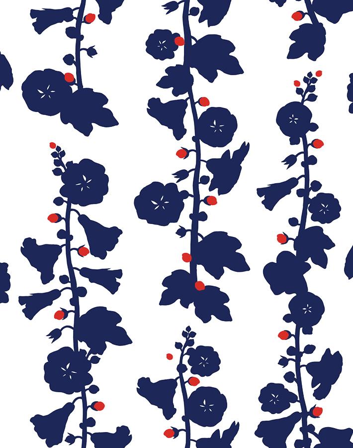 navy and red wallpaper