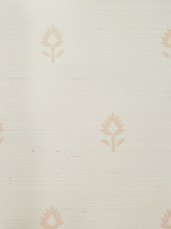 Judith Floral Grasscloth Wallpaper  Ashley Woodson Bailey