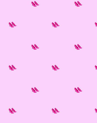 Pink Pumps' Wallpaper by Barbie™ - Light Pink