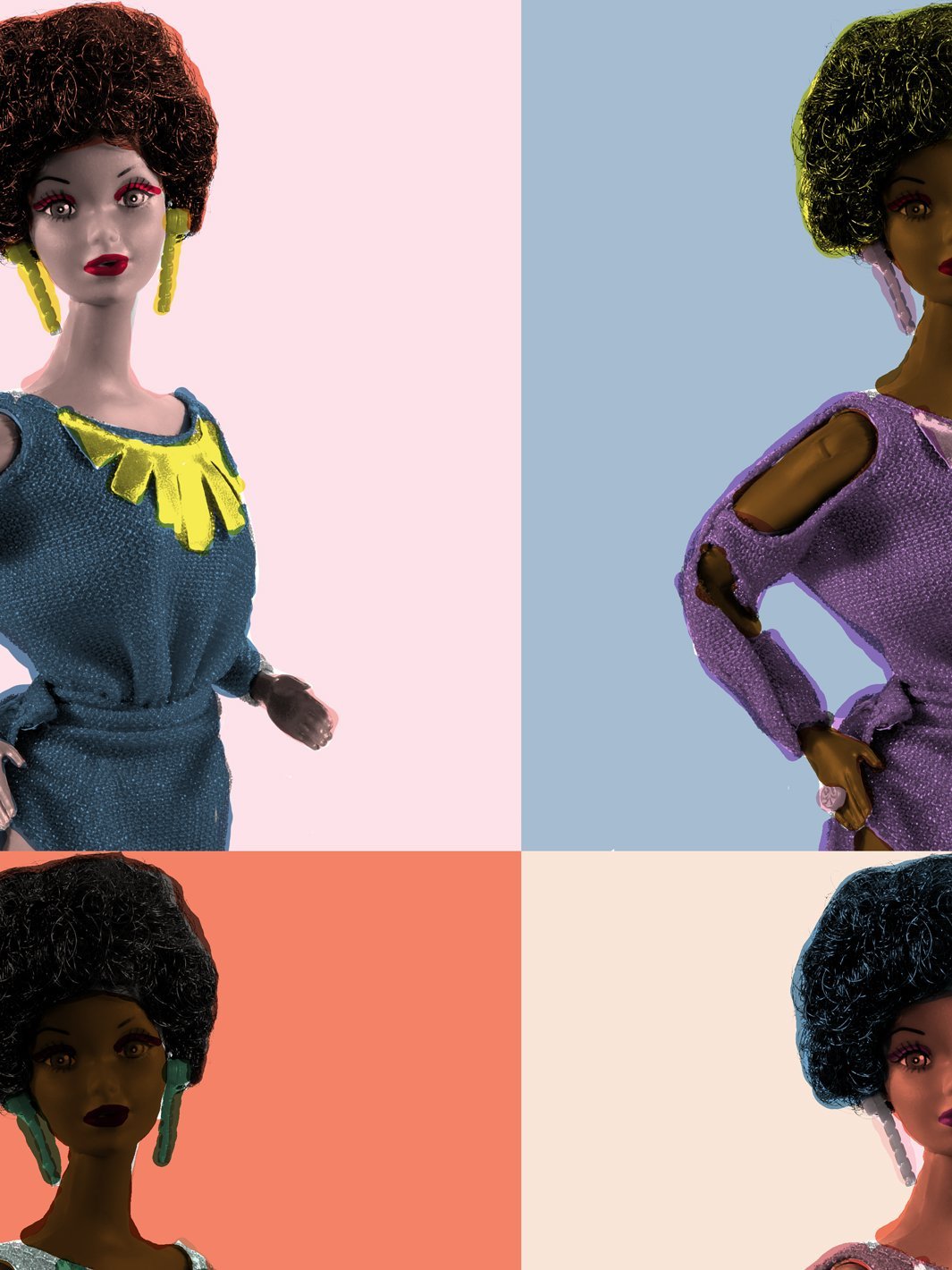HD wallpaper Barbie doll wearing gray top black africanamerican face  portrait  Wallpaper Flare