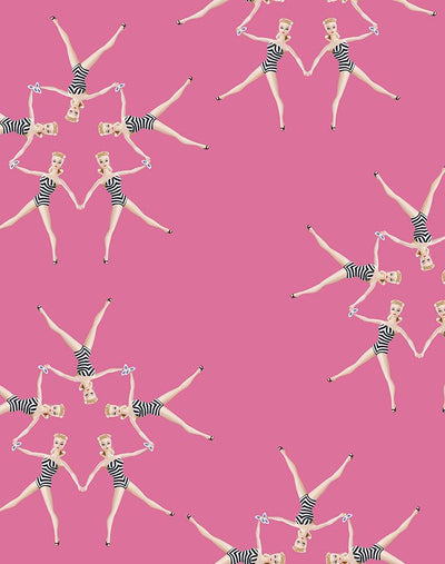 Barbie™ Sequin' Wallpaper by Barbie™ - Barbie Pink