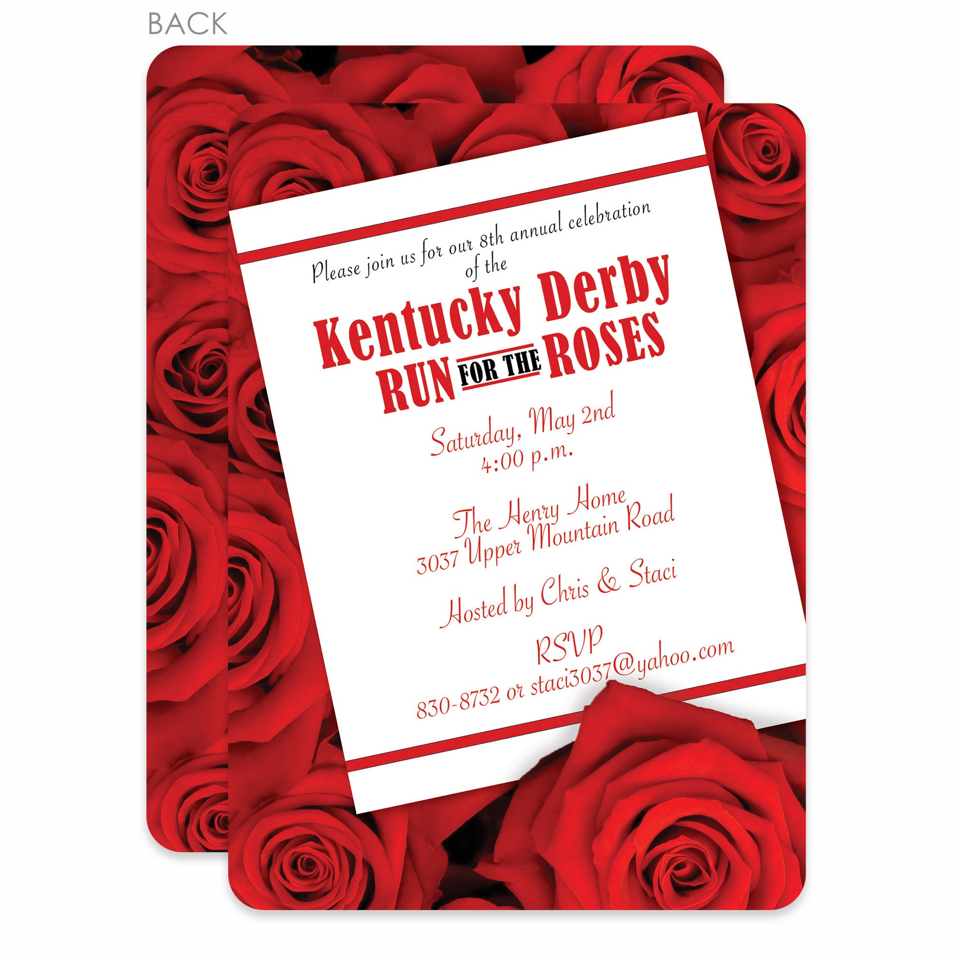 Rose Kentucky Derby Invitations - Pipsy