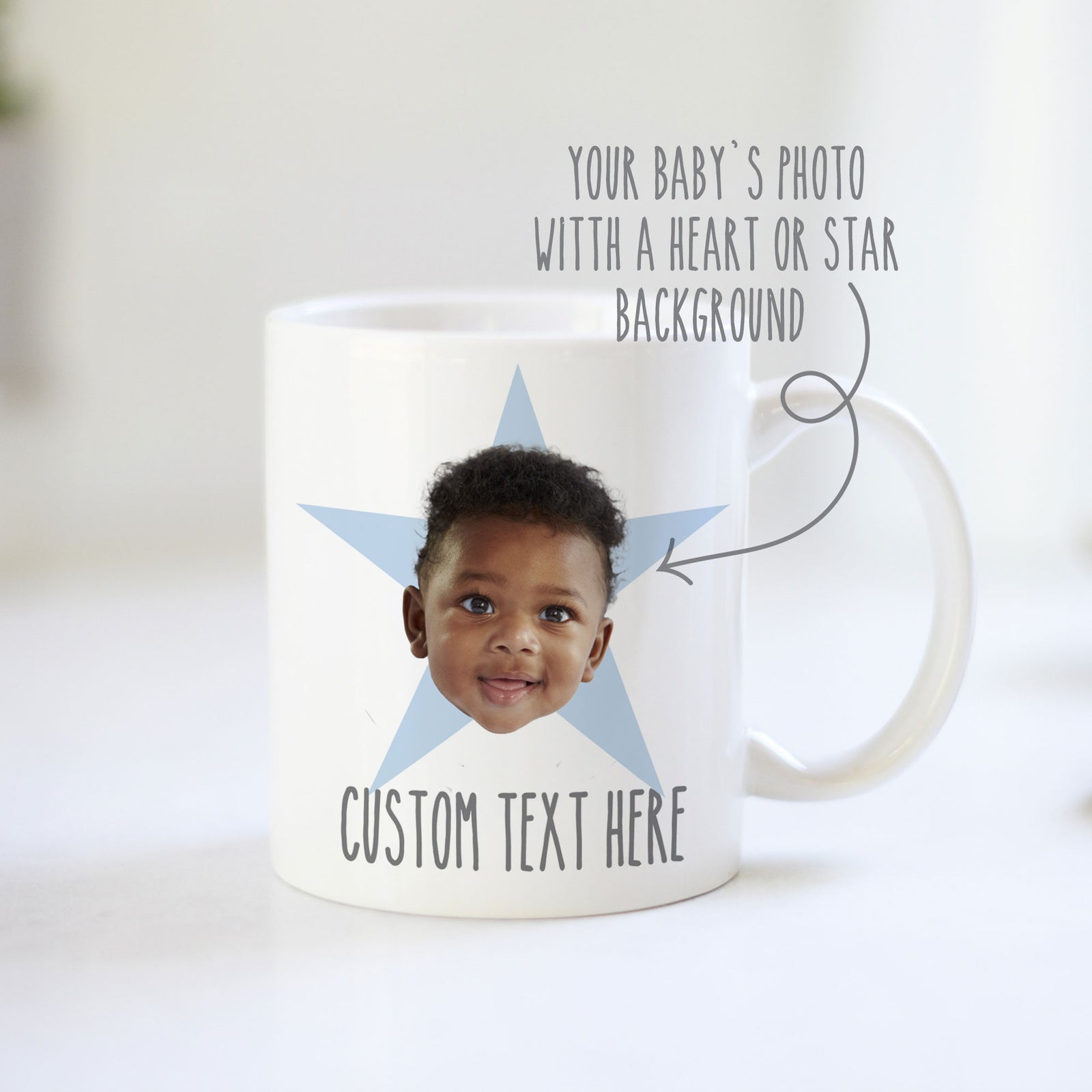 Baby with man face Coffee Mug