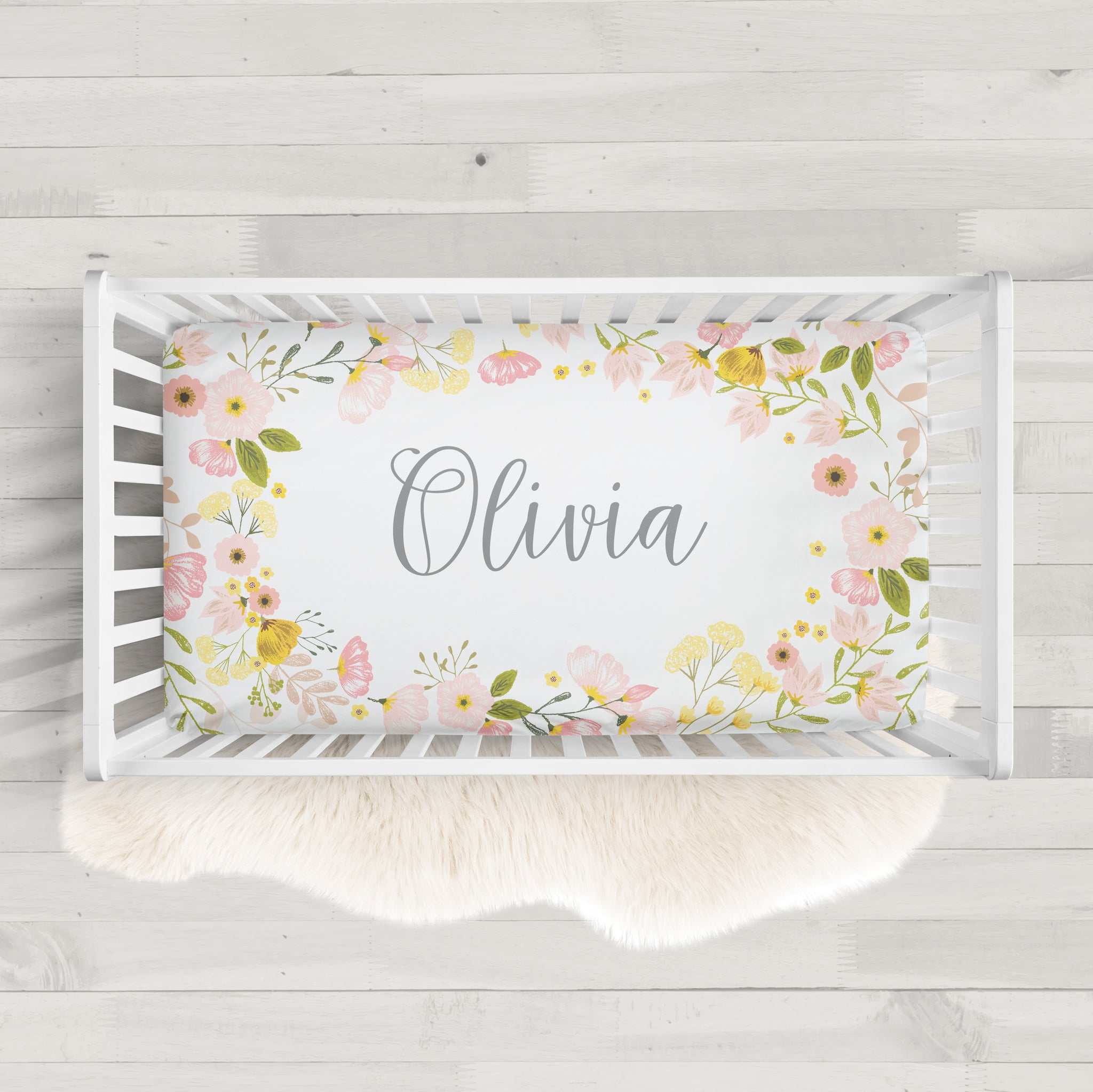 personalized baby sheet