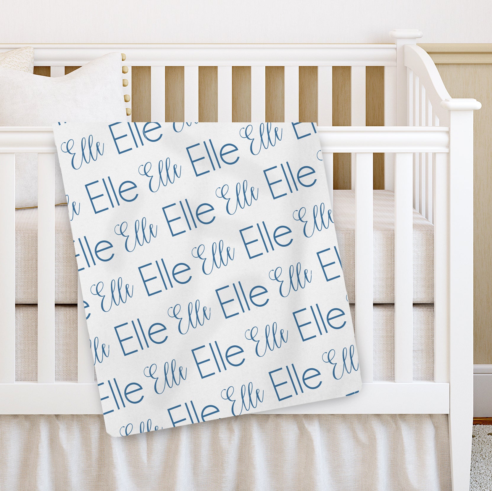 Download Personalized Name Blanket Choose Your Color Pipsy