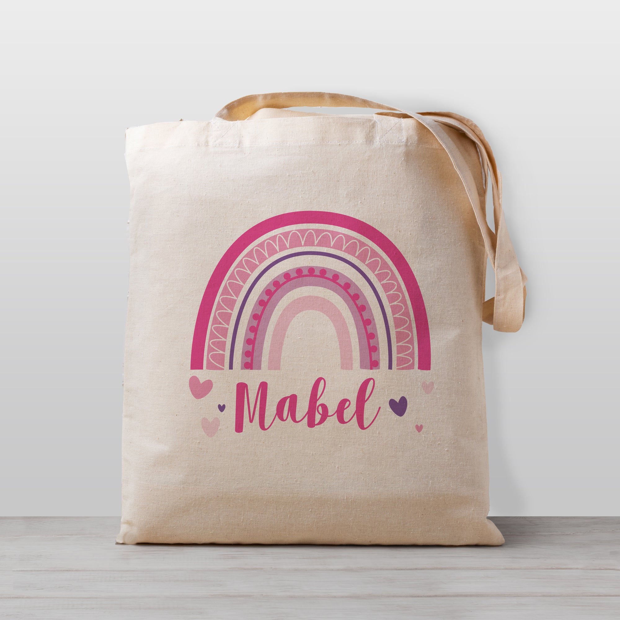 Rainbow Personalized Tote Bag - Pipsy