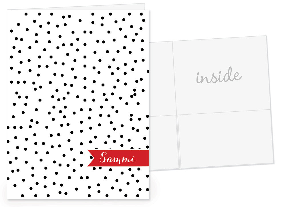 Mini Dots Pocket Folder - Pipsy - 3 Ring Pocket Folders