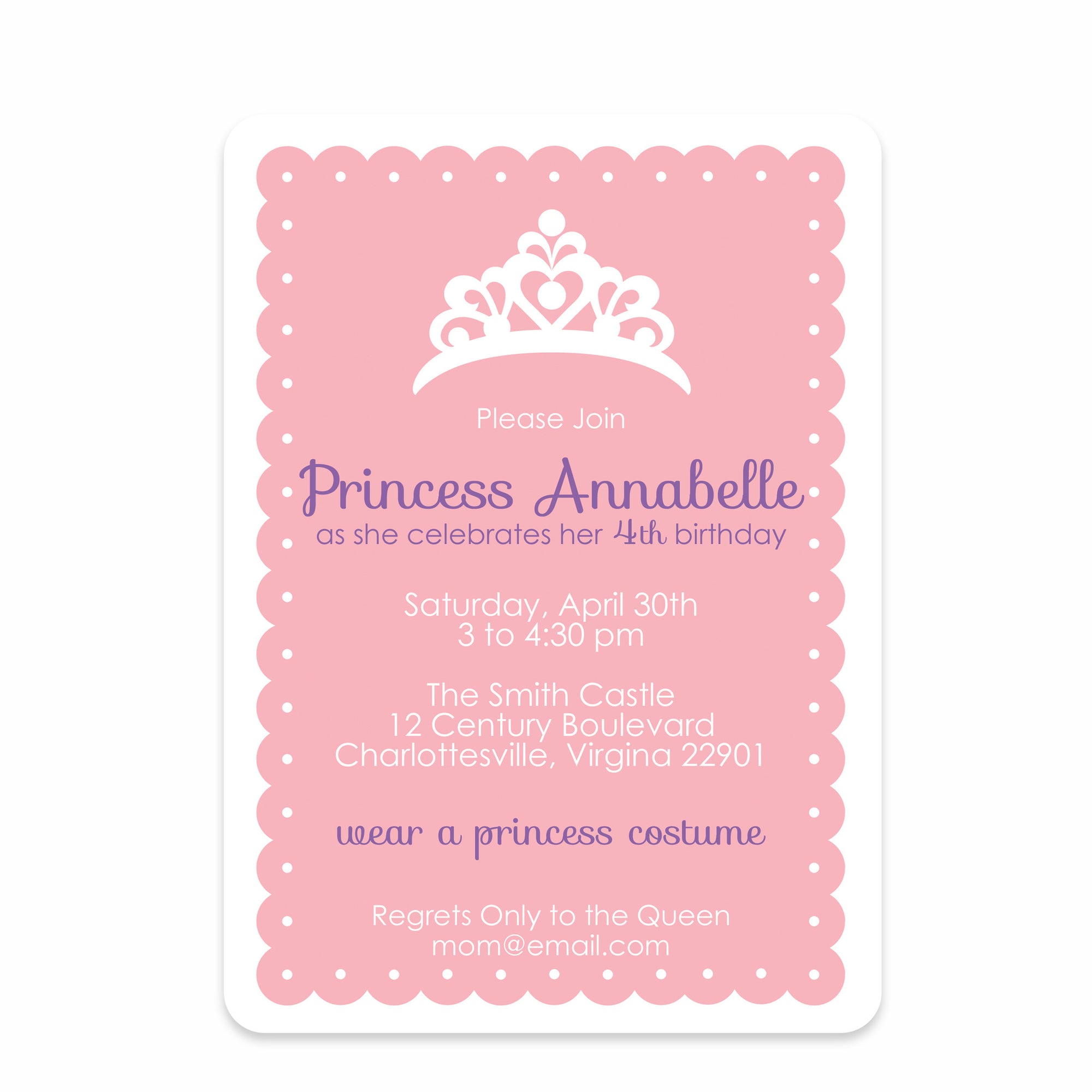 Alice in Wonderland Birthday Invitation - Style #02 – Cute Pixels Shop