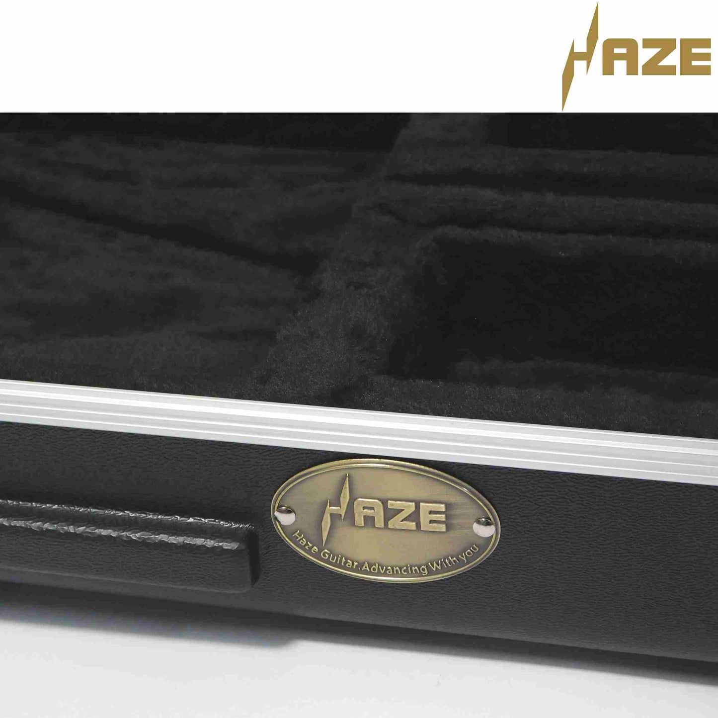 Haze electric Guitar Hard Case with Rounded Corners- HPAB EF 20 ABS