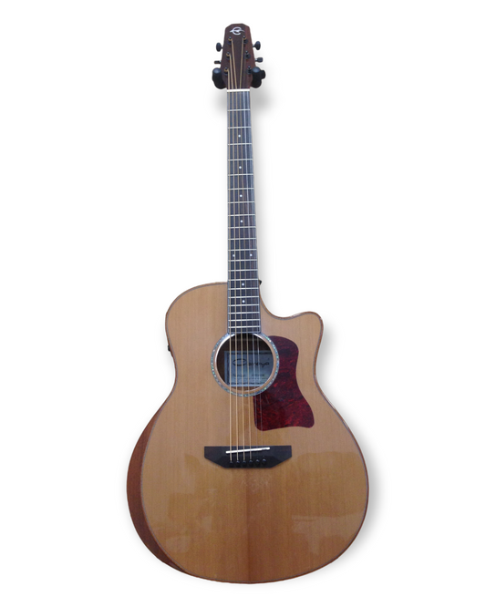 Caraya Safair 40 CEQ All Mahogany Thin-body Acoustic Guitar