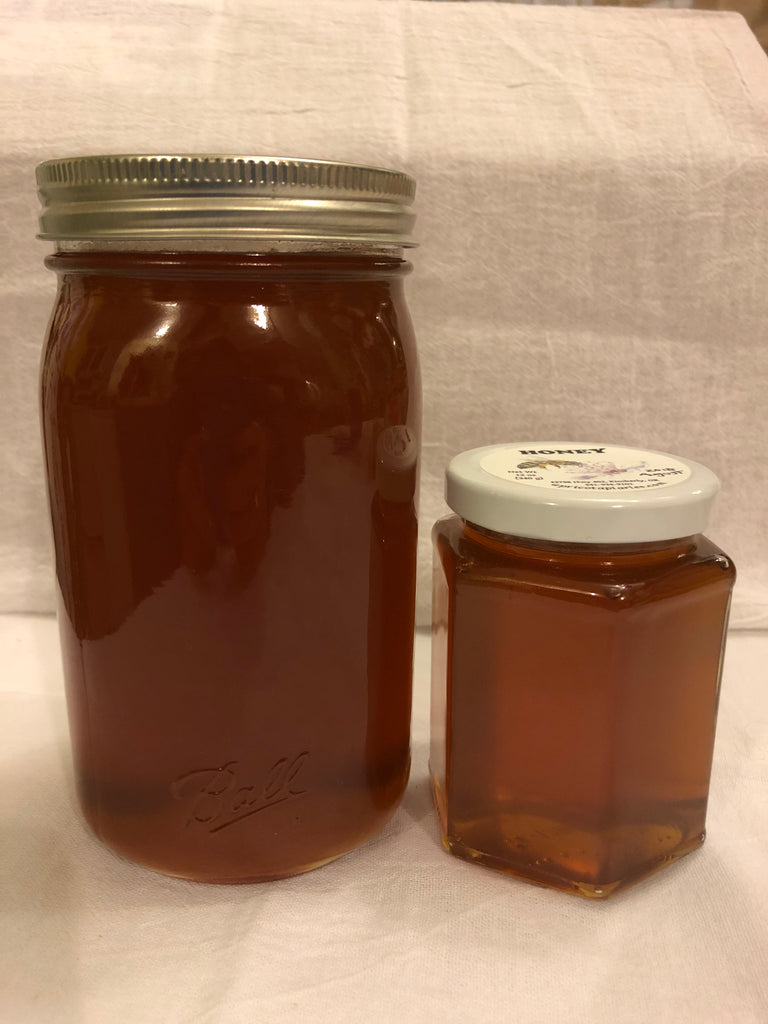 Honey Quart Jar Apricot Apiaries