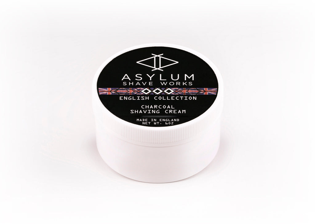 Asylum English Collection Shaving Cream Charcoal 170g Bullgoose Shaving