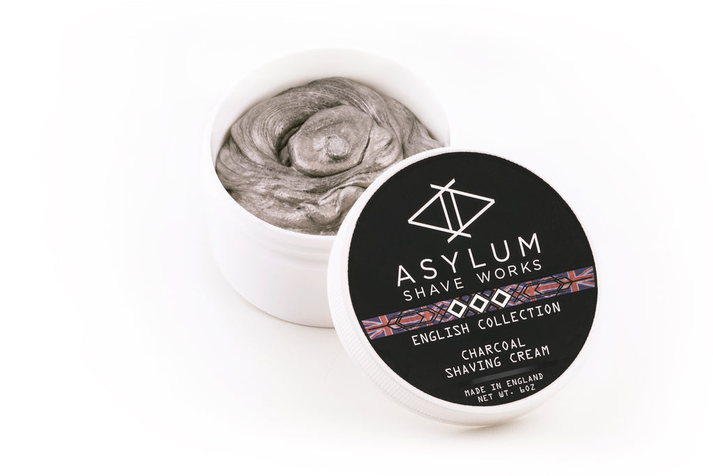 Asylum English Collection Shaving Cream Charcoal 170g Bullgoose Shaving