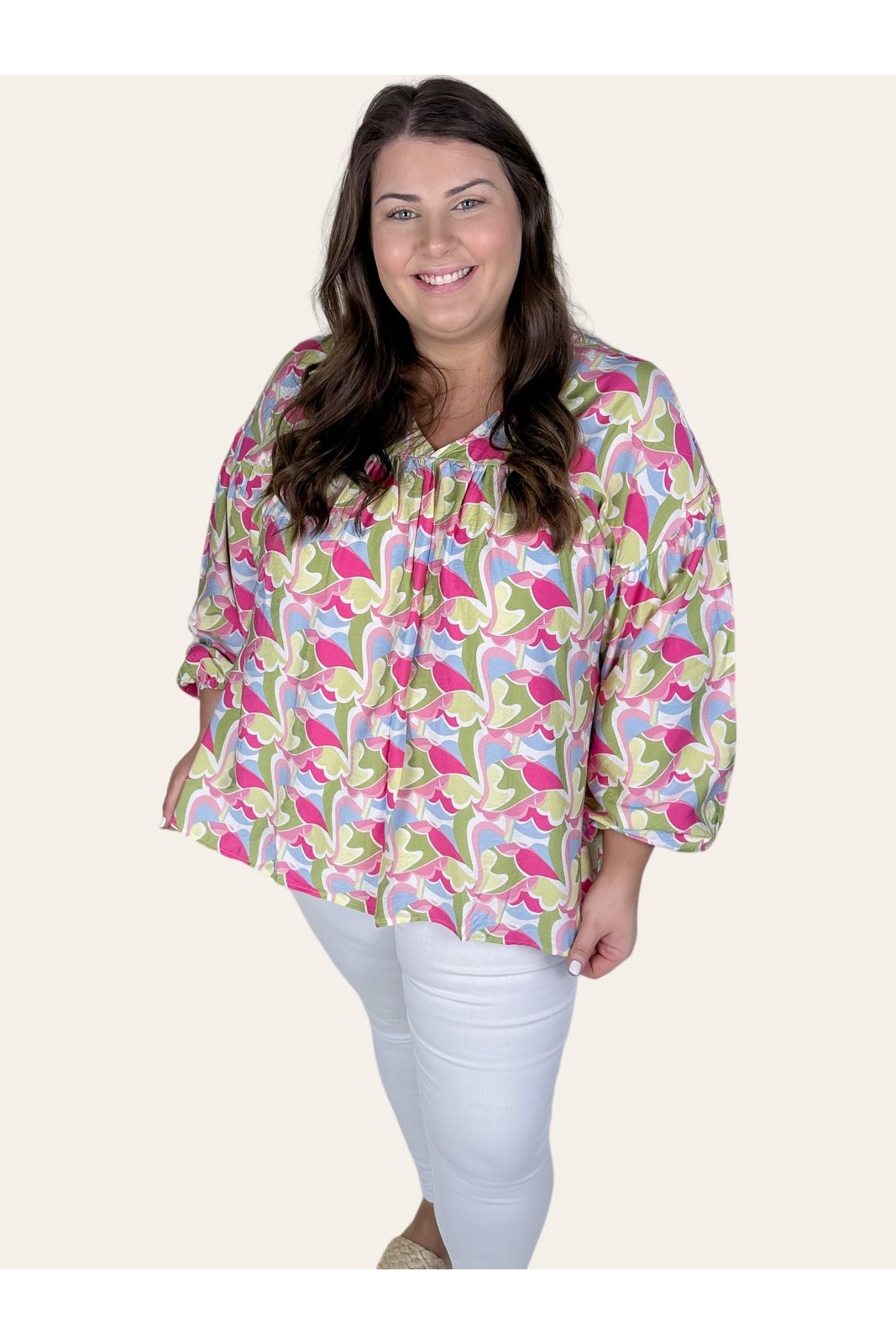 Come Away With Me Loren Top - Melon – Southern Clothiers