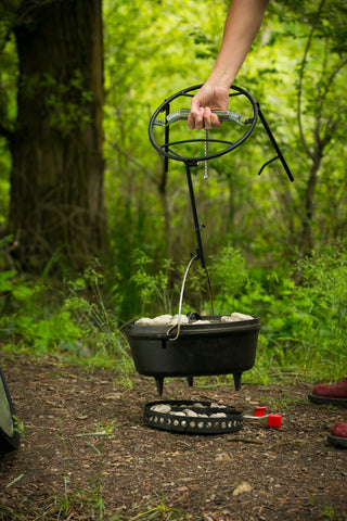 CampMaid campmaid dutch oven kickstand & lid lifter - durable
