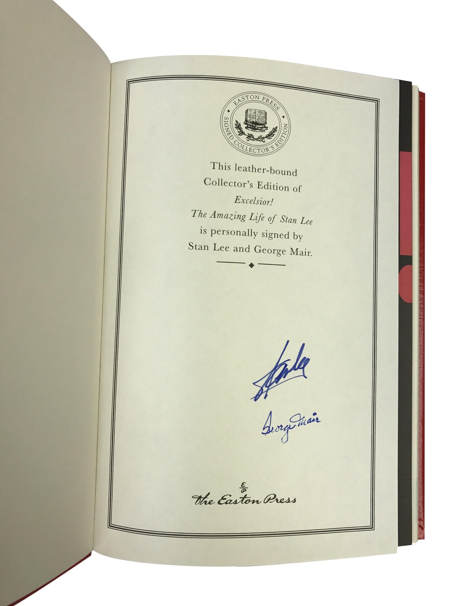 Stan Lee Signed 'Excelsior' - The Amazing Life of Stan Lee – The  Billionaire Collection