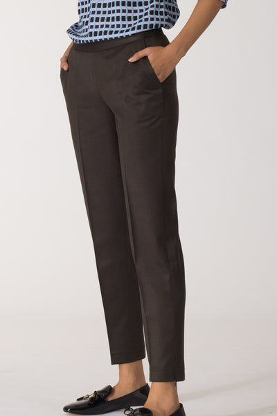 narrow fit trousers