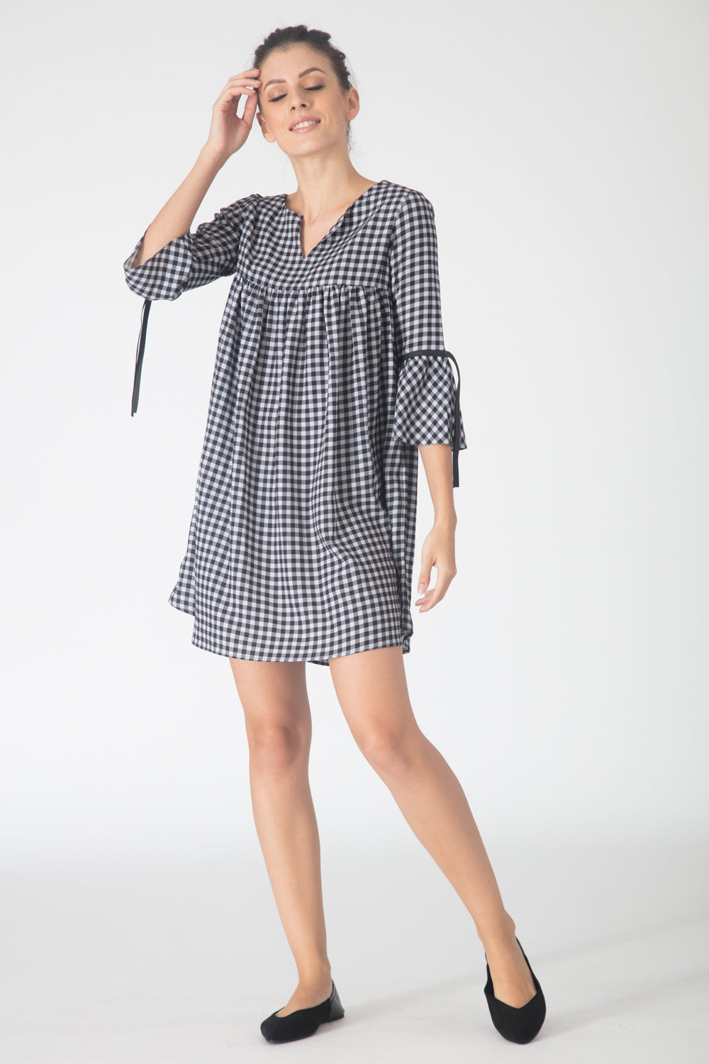 Gingham Tunic Dress | Intermod Workwear