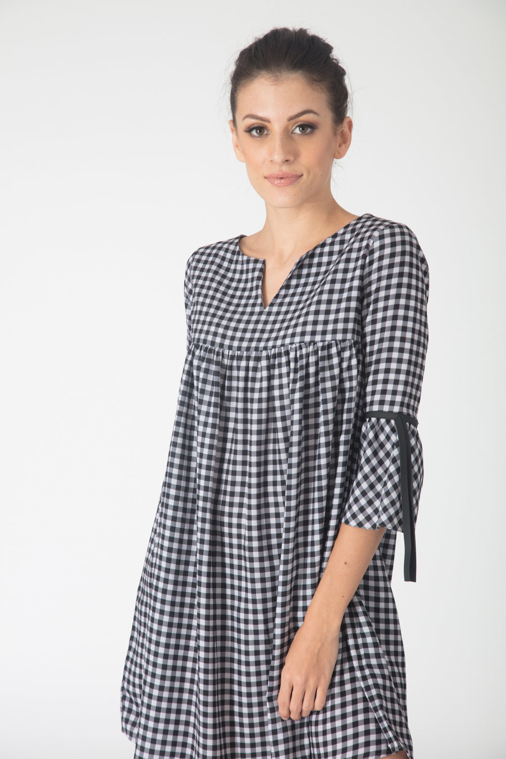 Gingham Tunic Dress | Intermod Workwear