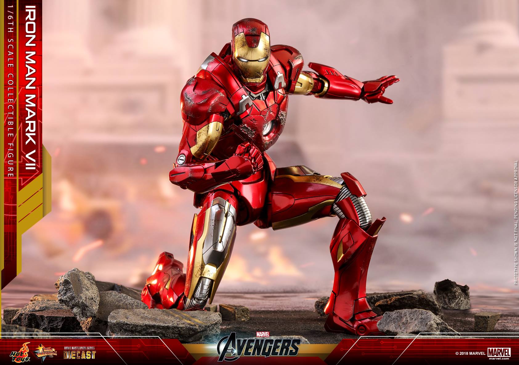 ホットトイズ DIECAST アイアンマンマーク7 IRONMAN mk.7 黒