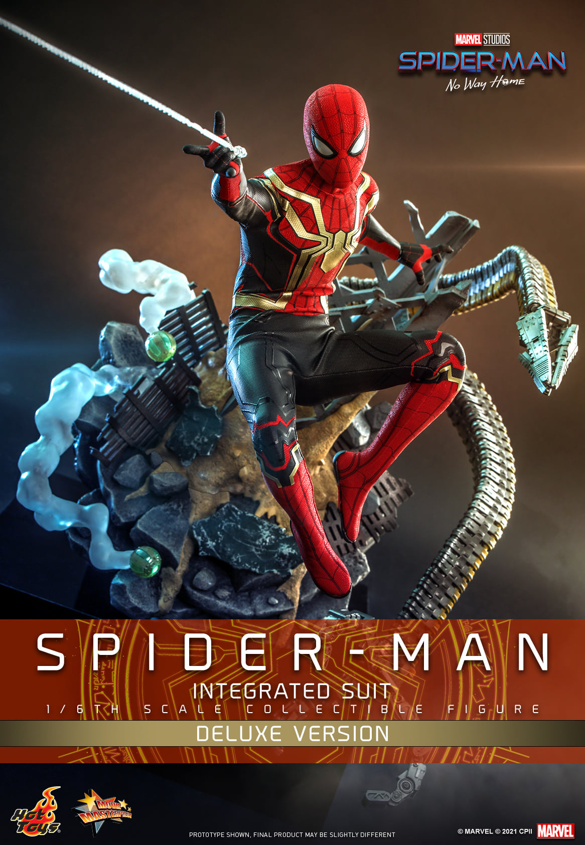 Hot Toys MMS624 Spider-Man: No Way Home Spider-Man (Integrated Suit)  (Deluxe Ver.) – Marvelous Toys