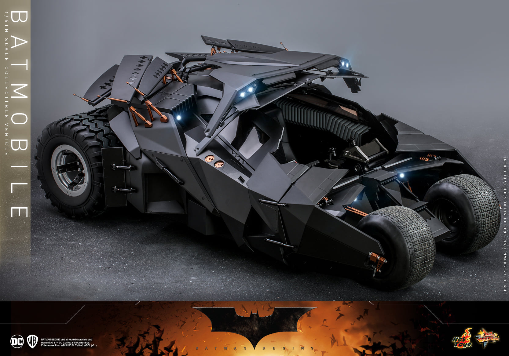 Hot Toys Mms596 Batman Begins Batmobile Marvelous Toys 