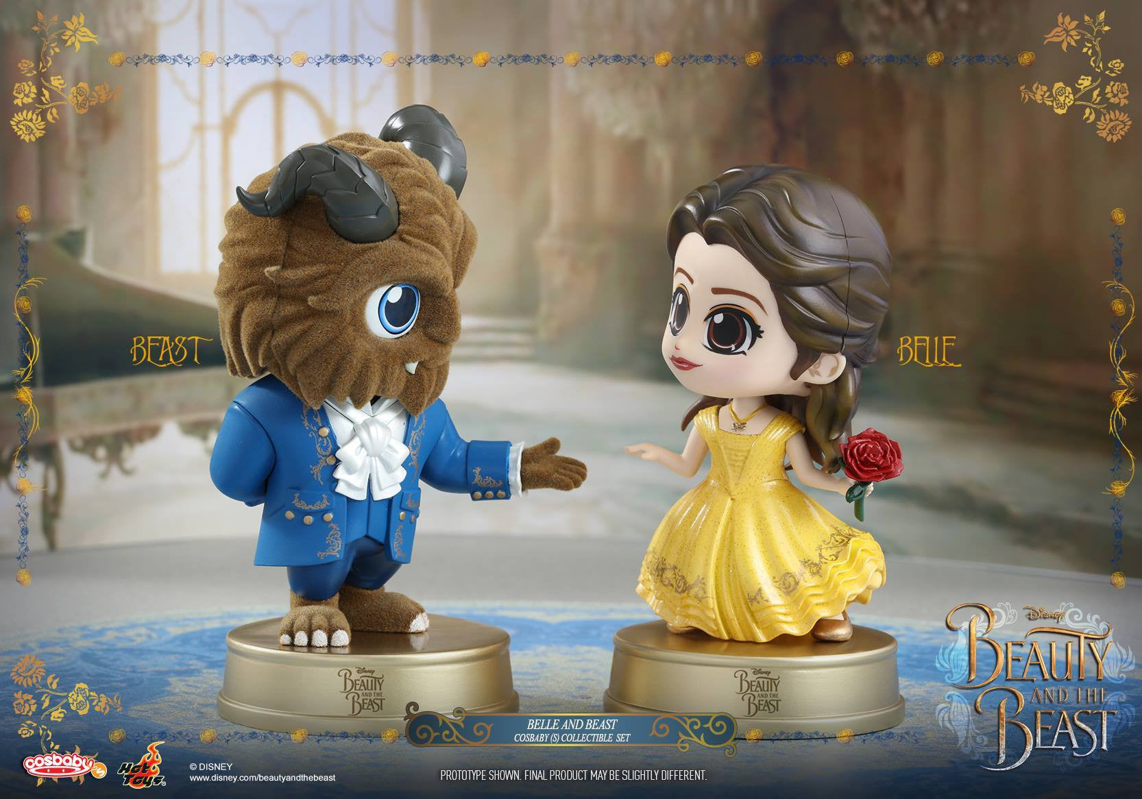 belle and beast figures