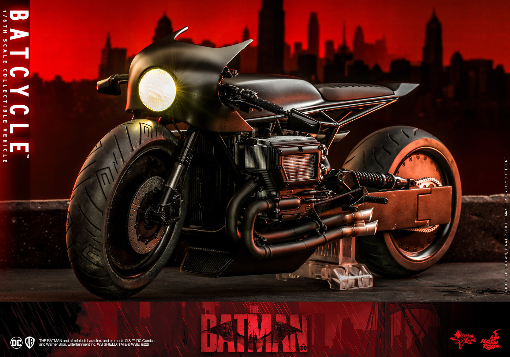 Hot Toys - MMS642 - The Batman - Batcycle (1/6 Scale)
