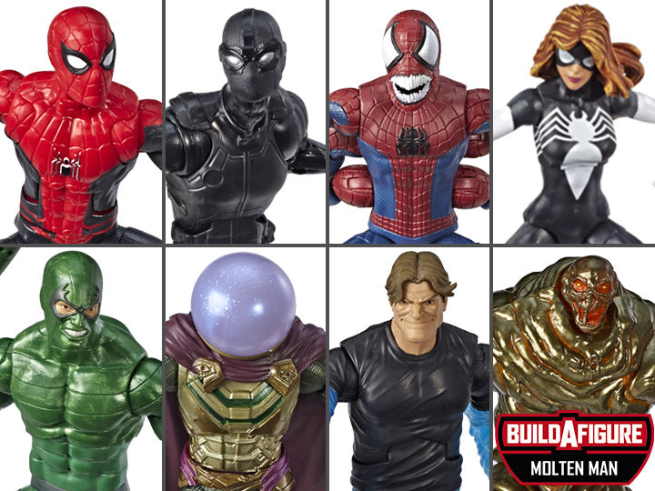 Hasbro Marvel Legends Spider-Man Far From Home Set of 7 Molten Man BAF –  Marvelous Toys