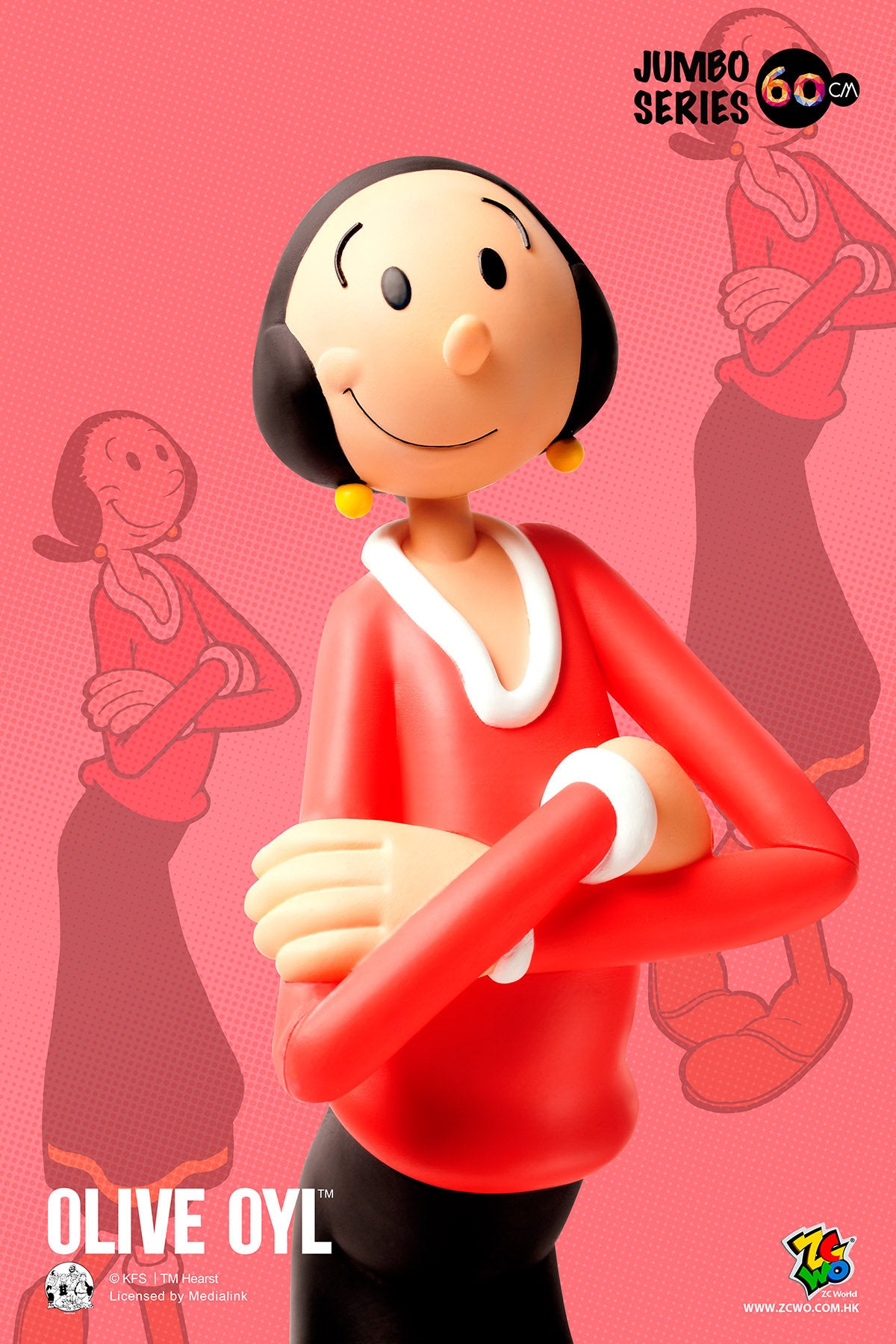 Zc World Jumbo Series 60cm Popeye Olive Oyl 90th Anniversary Marvelous Toys