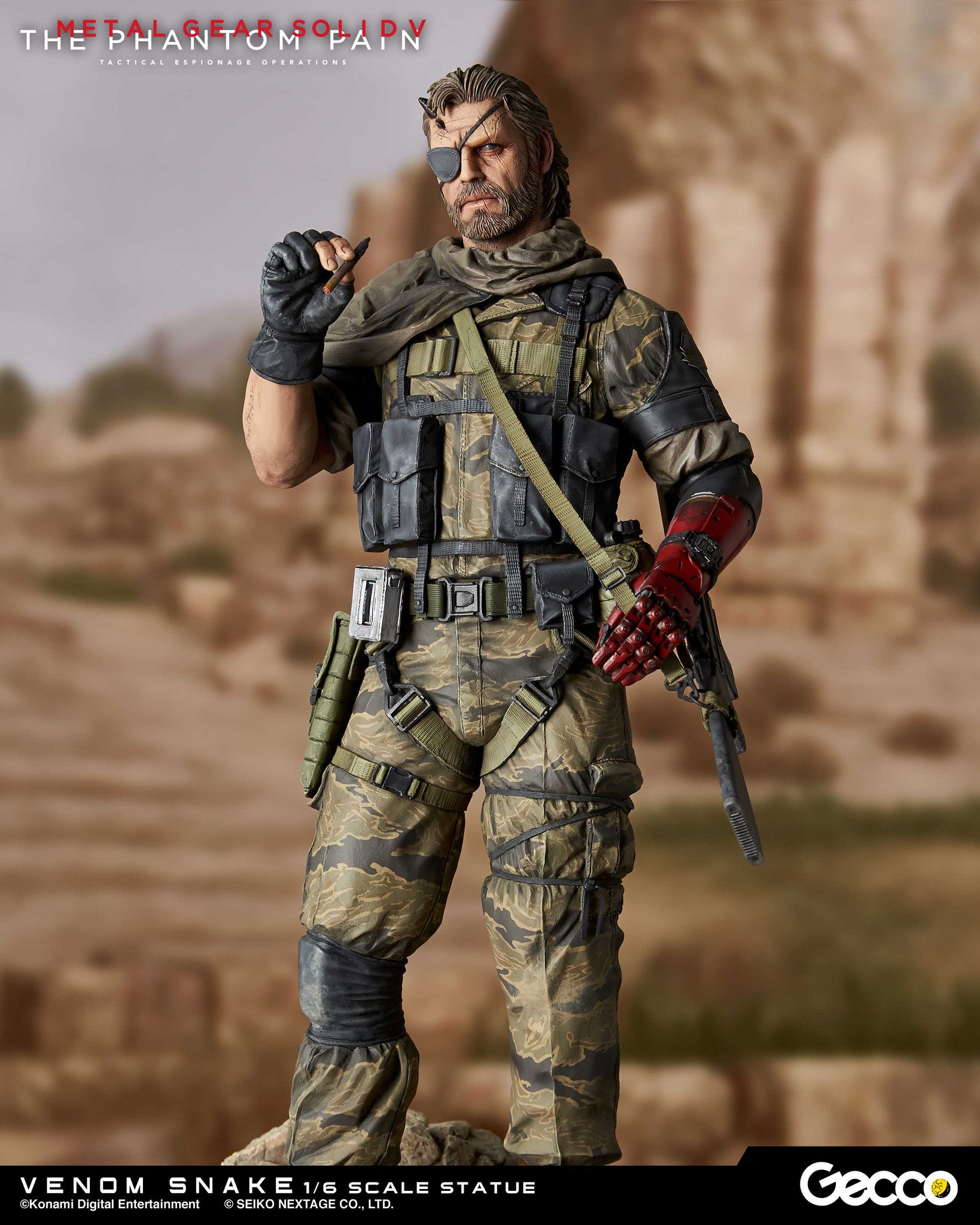 Gecco - Metal Gear Solid V: The Phantom Pain - Venom Snake 1/6 Scale S –  Marvelous Toys