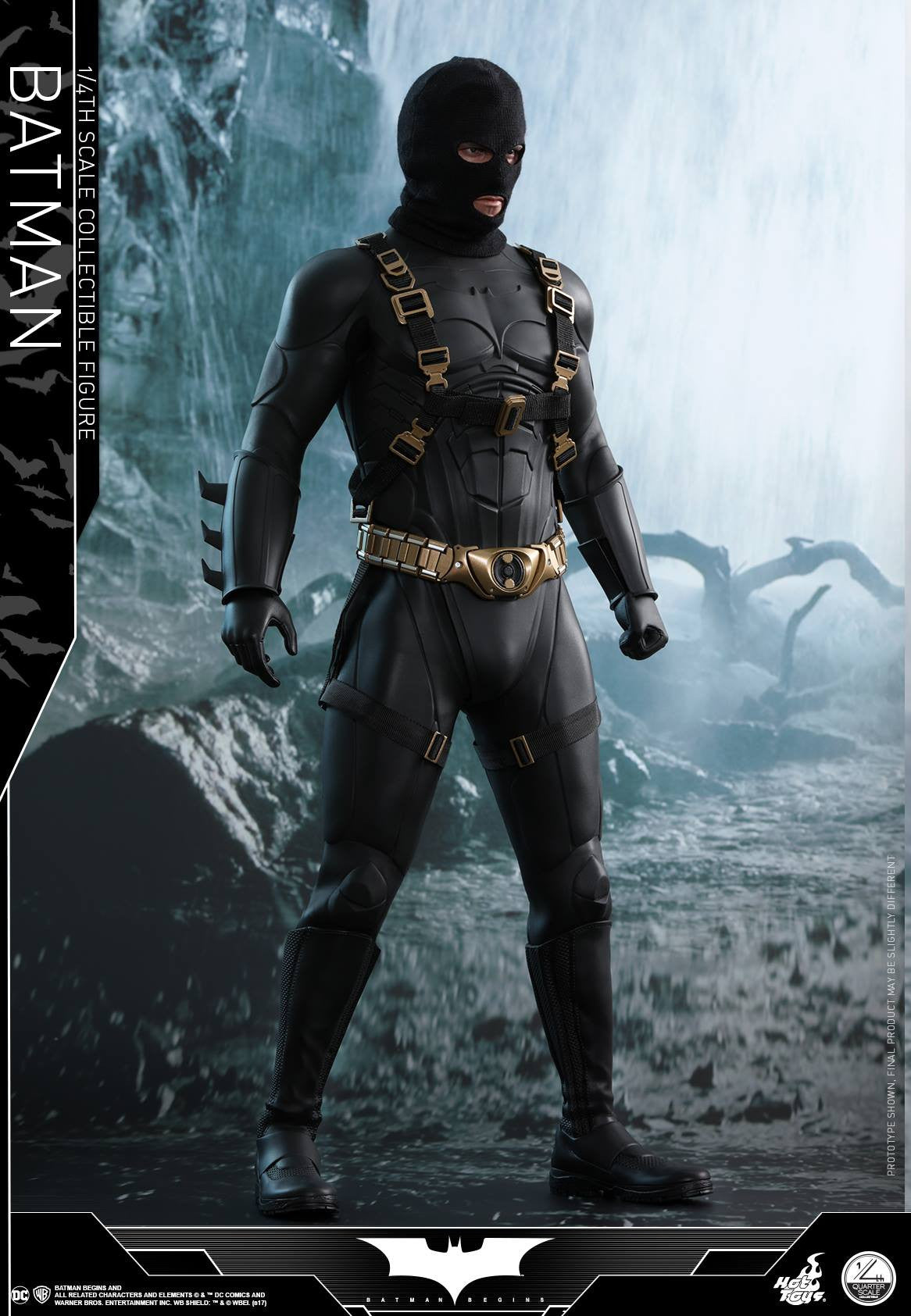 Hot Toys Qs009 Batman Begins Batman 14 Scale Marvelous Toys 