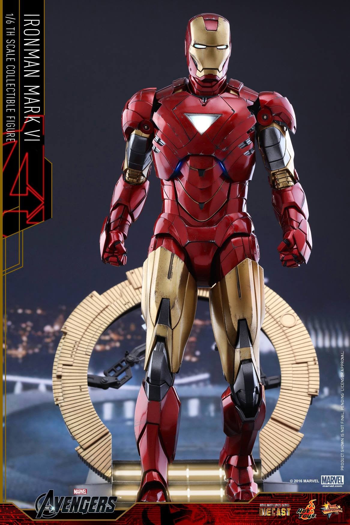 Фигурка 6. Железный человек hot Toys Mark 6.