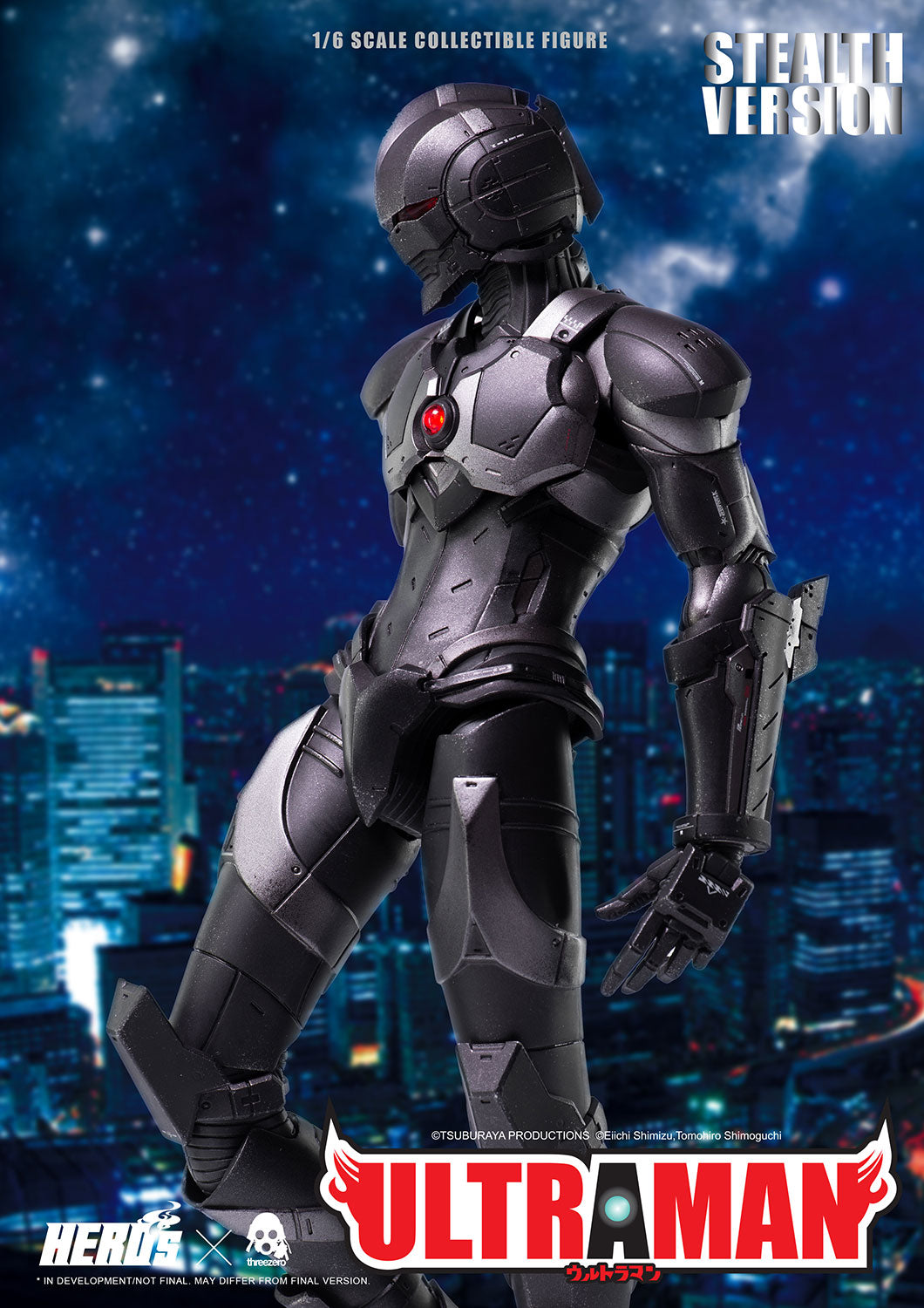 ThreeZero Ultraman Suit (Stealth Version) (1/6 Scale) Marvelous Toys