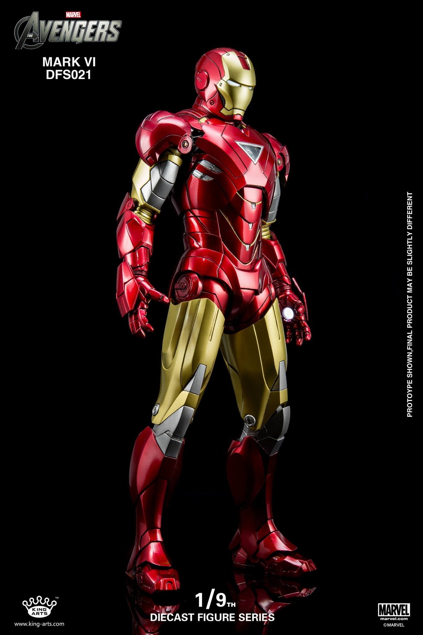 1/9 Diecast Iron Man Mark VI 