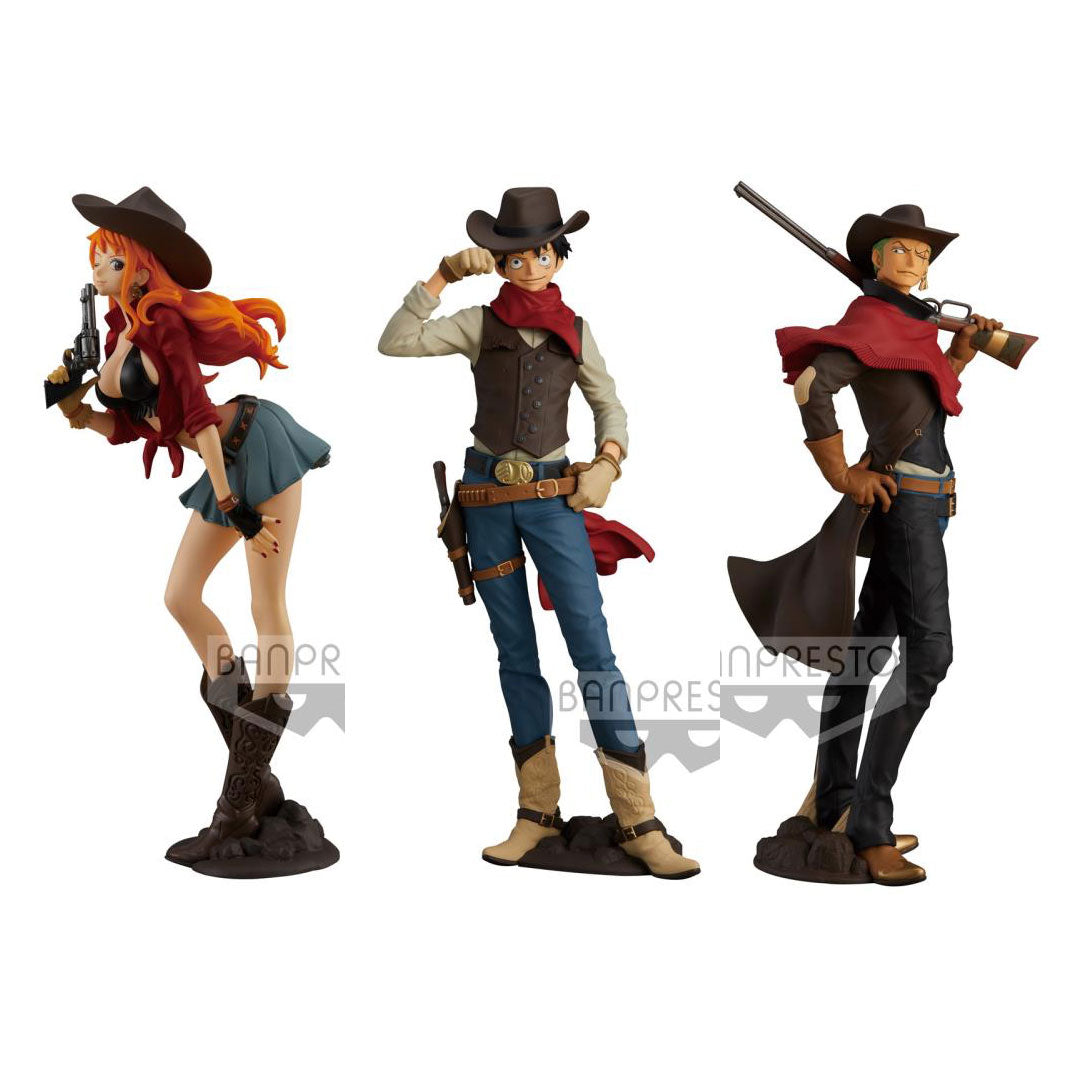 Banpresto One Piece Treasure Cruise World Journey Vol1 Luffy Zoro Nami Marvelous Toys