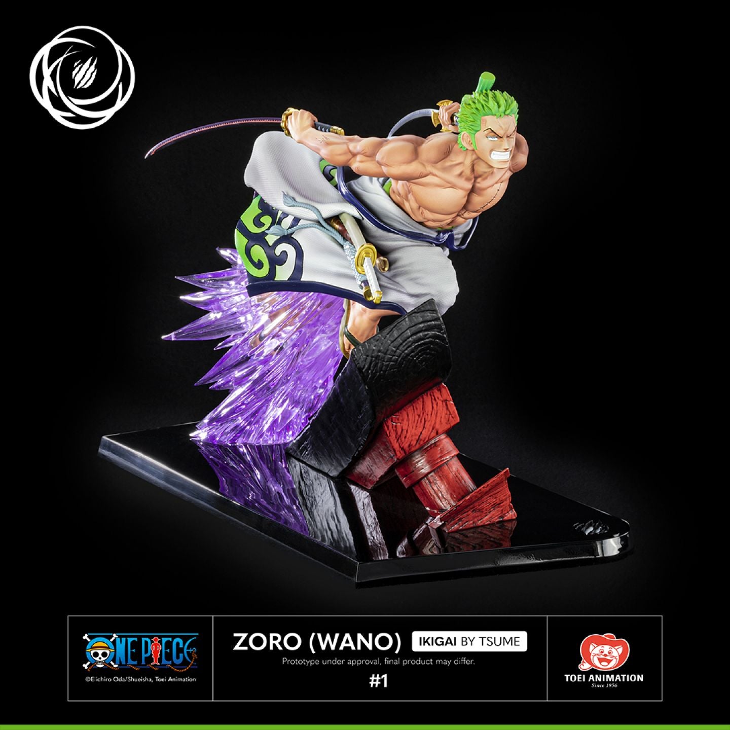 Tsume One Piece Ikigai Roronoa Zoro Wano 1 6 Scale Marvelous Toys